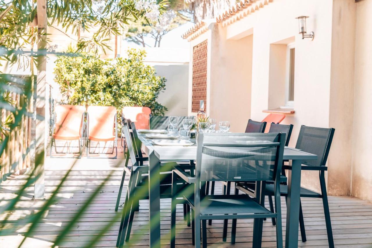 villa privé, plage a pied piscine, parking 2 voitures, 3 chambres 2 sdb Sainte-Maxime Extérieur photo