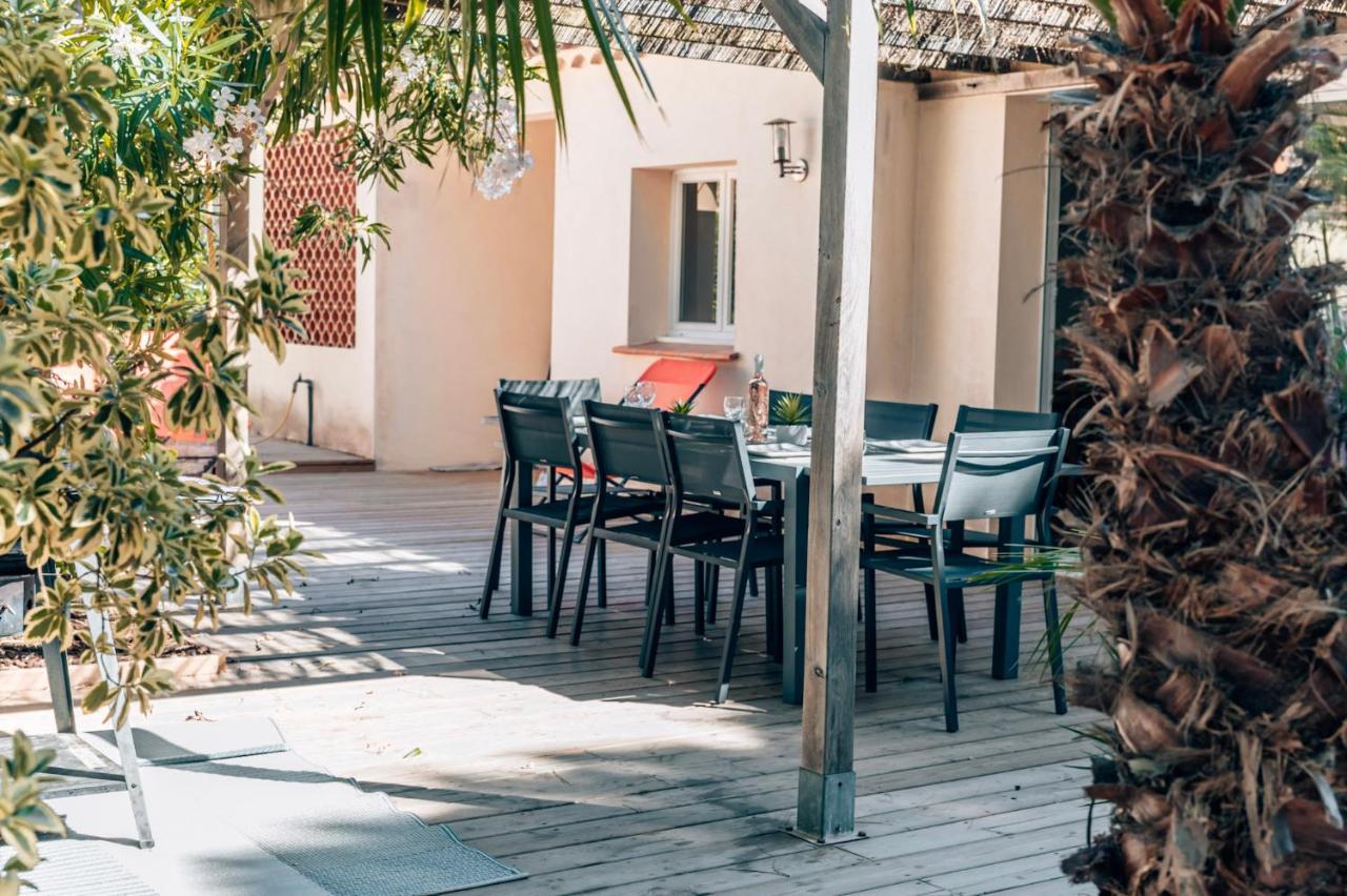villa privé, plage a pied piscine, parking 2 voitures, 3 chambres 2 sdb Sainte-Maxime Extérieur photo